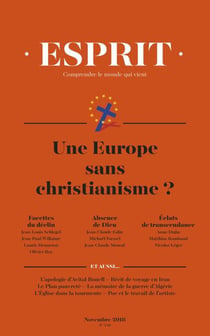 Esprit : la crise du christianisme européen