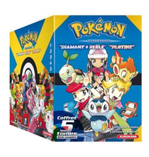 Pokémon - la grande aventure - Diamant Perle Platine : coffret Tomes 1 à 5