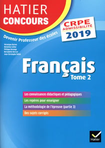 Crpe - français tome 2 - épreuve écrite d'admissibilité (édition 2019)