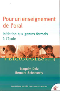 Pour un enseignement de l'oral