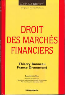 Droit des marchés financiers (2e édition)
