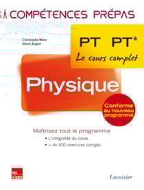 COMPETENCES PREPAS : physique - 2e année PT PT