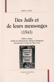 Des Juifs et de leurs mensonges