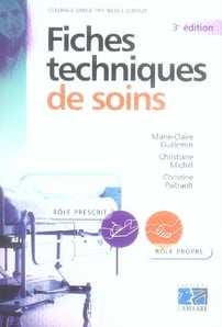 Fiches techniques de soins (3e édition)