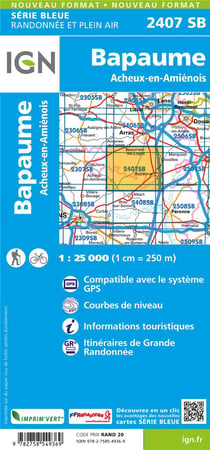2407Sb Bapaume/Acheux En Amiénois