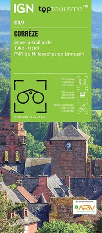 Top100d19 : Corrèze - Brive-la-Gaillarde, Tulle, Ussel, PNR de Millevaches en Limousin