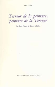 Terreur de la peinture, peinture de la Terreur - sur les onze de Pierre Michon