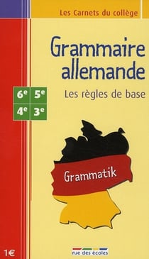 Grammaire allemande - les règles de base