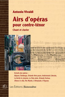Airs d'opéra pour contre-ténor - chant et clavier