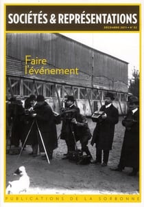 Sociétés & Représentations n.32 : faire l'événement