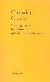La neige gelée ne permettait que de tout petits pas
