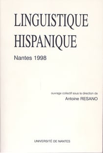 Linguistique hispanique - nantes 1998
