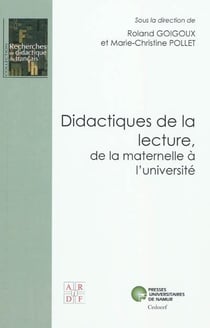 Didactiques de la lecture de la maternelle à l'université