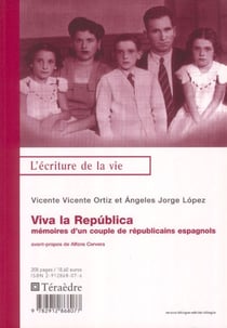 Viva la republica - mémoires d'un couple de républicains espagnols