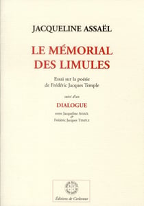 Le mémorial des Limules - essai sur la poésie de Frédéric Jacques Temple