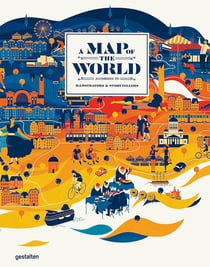 A map of the world (updated version) - the world according to illustrators and storytellers