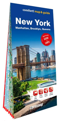 New York 1/70.000, 1/15.000 (map&guide XL / carte et guide XL, laminée - plan de ville)