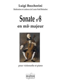Sonate n°8 en mib majeur pour violoncelle et piano