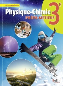 Physique-chimie, 3e prépa-métiers - livre-cahier (édition 2019)