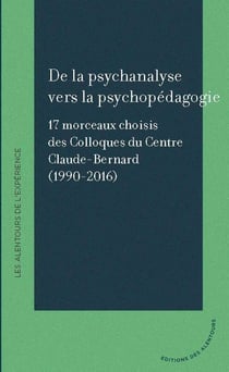 De la psychanalyse vers la psychopédagogie