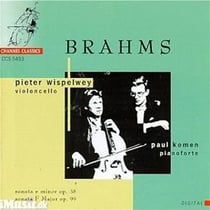 Brahms : Sonatas For Pianoforte And Cello
