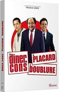 3 films écrits et réalisés par Francis Veber : Le dîner de cons + Le placard + La doublure