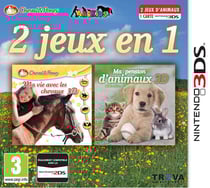 2 jeux en 1: ma vie avec les chevaux 3d & ma pension d'animaux - bébé calins