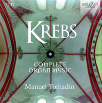Johann Ludwig Krebs : intégrale de l'oeuvre pour orgue