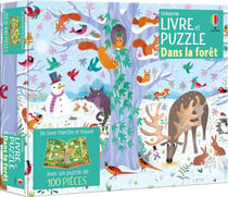 Livre et puzzle : Dans la forêt
