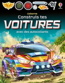 Construis tes voitures avec des autocollants - des 5 ans