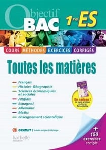 Objectif bac - toutes les matières - 1ère es