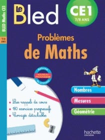 CAHIERS BLED : problèmes de maths - CE1