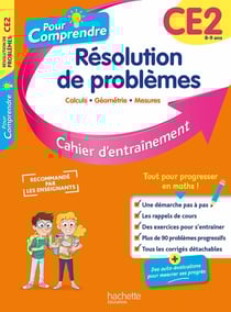 Pour comprendre - réssolution de problèmes : CE2 - cahier d'entraînement