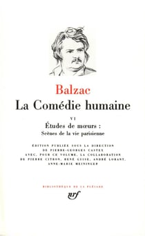 La comédie humaine Tome 6