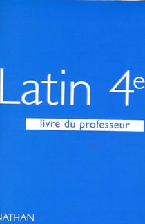 Latin 4eme programme 1997 professeur