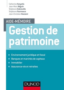 Aide-mémoire : gestion de patrimoine