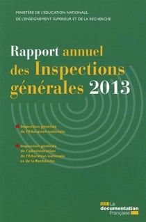 Rapport annuel des inspections générales (édition 2013)