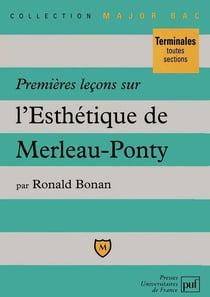 Premières leçons sur l'Esthétique, de Merleau-Ponty