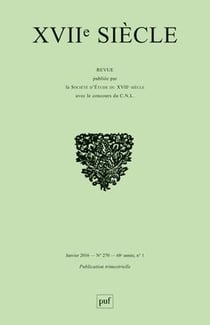 Revue XVIIe siècle n.270