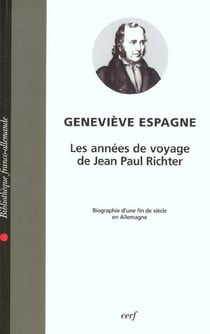 Les Années de voyage de Jean Paul Richter