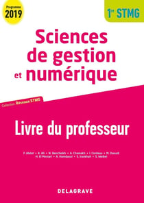 Réseaux STMG : sciences de gestion et numérique - 1re STMG - livre du professeur (édition 2019)
