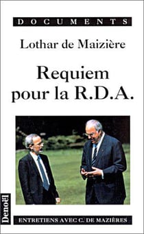 Requiem pour la r.d.a. - entretiens avec christine de mazieres