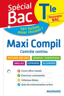 Spécial bac : maxi compil de fiches contrôle continu terminale bac (édition 2121)