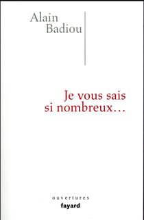 Je vous sais si nombreux