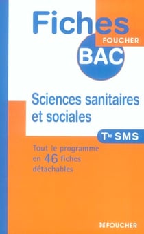 Sciences sanitaires et sociales terminale sms