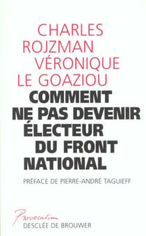 Comment ne pas devenir electeur front national