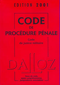 CODE DE PROCEDURE PENALE 2001