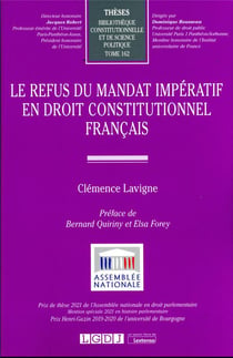 Le refus du mandat impératif en droit constitutionnel français t.162