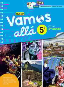 Nuevo vamos allá : espagnol - 5e - manuel et cahier élève