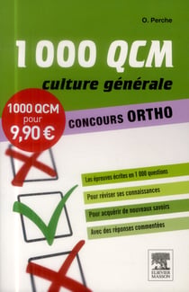 1 000 qcm culture générale - concours ortho